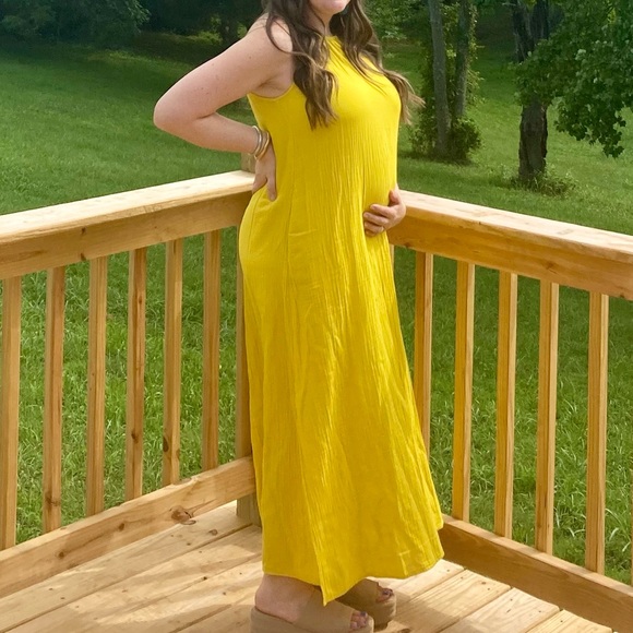 Yellow Maxi Dress - Picture 1 of 4